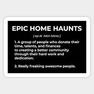 Epic Home Haunts Definition Magnet